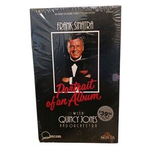 FRANK SINATRA PORTRAIT OF AN ALBUM QUINCY JONES & ORCHESTRA VHS 1986 NEW SEALED